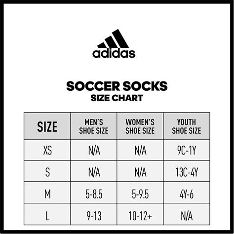 adidas socks size guide.